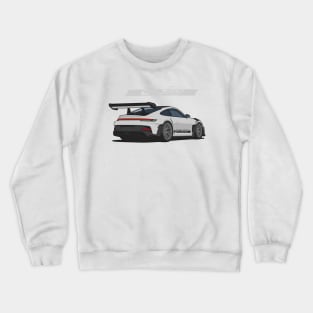 Rear car 911 gt3 rs grey Crewneck Sweatshirt